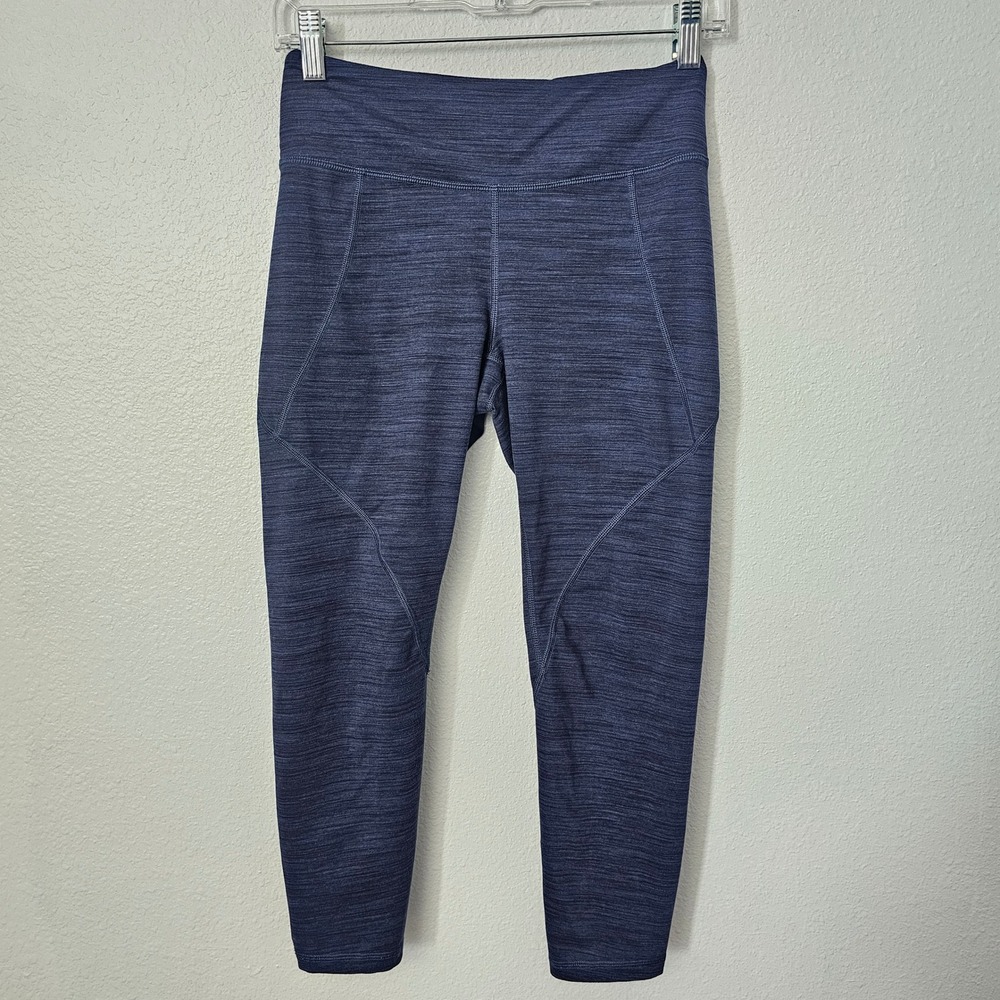 Patagonia Womens Centered Tights Space Dye Blue Heather Athletic Leggings Small